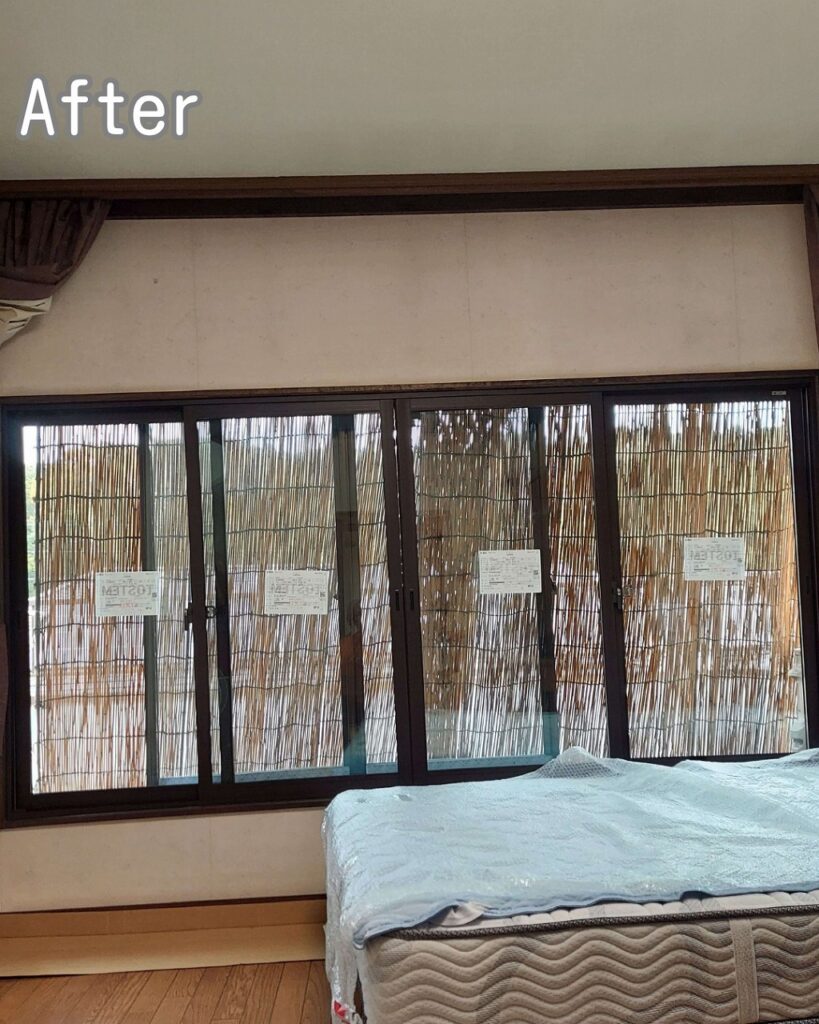 内窓施工後の変化と福山でのサッシ交換の効果