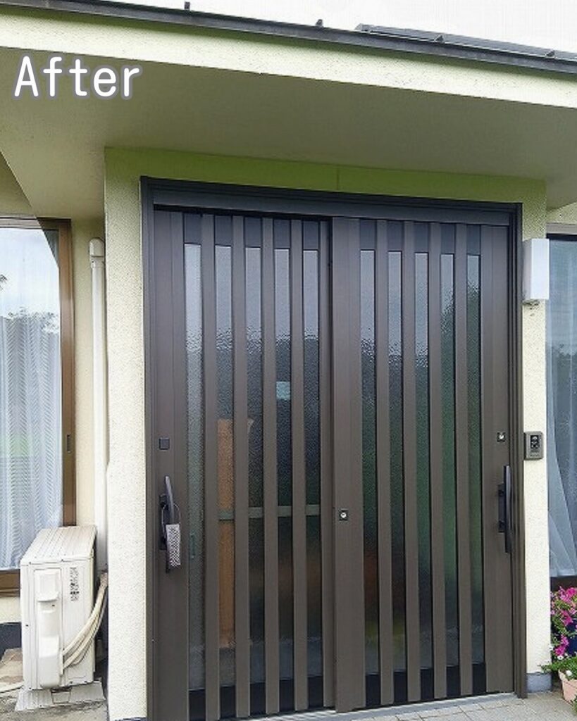 福山での玄関リフォーム完成後の変化