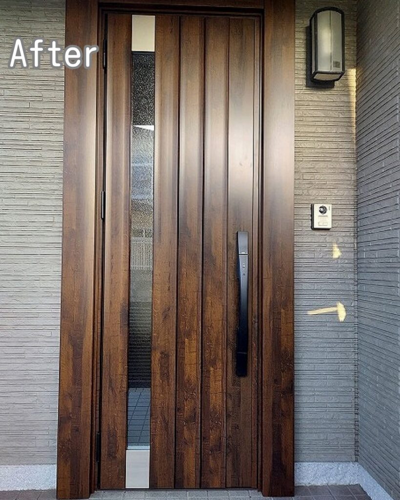 施工のポイント｜既設の分厚い外額縁にも対応した確かな施工力