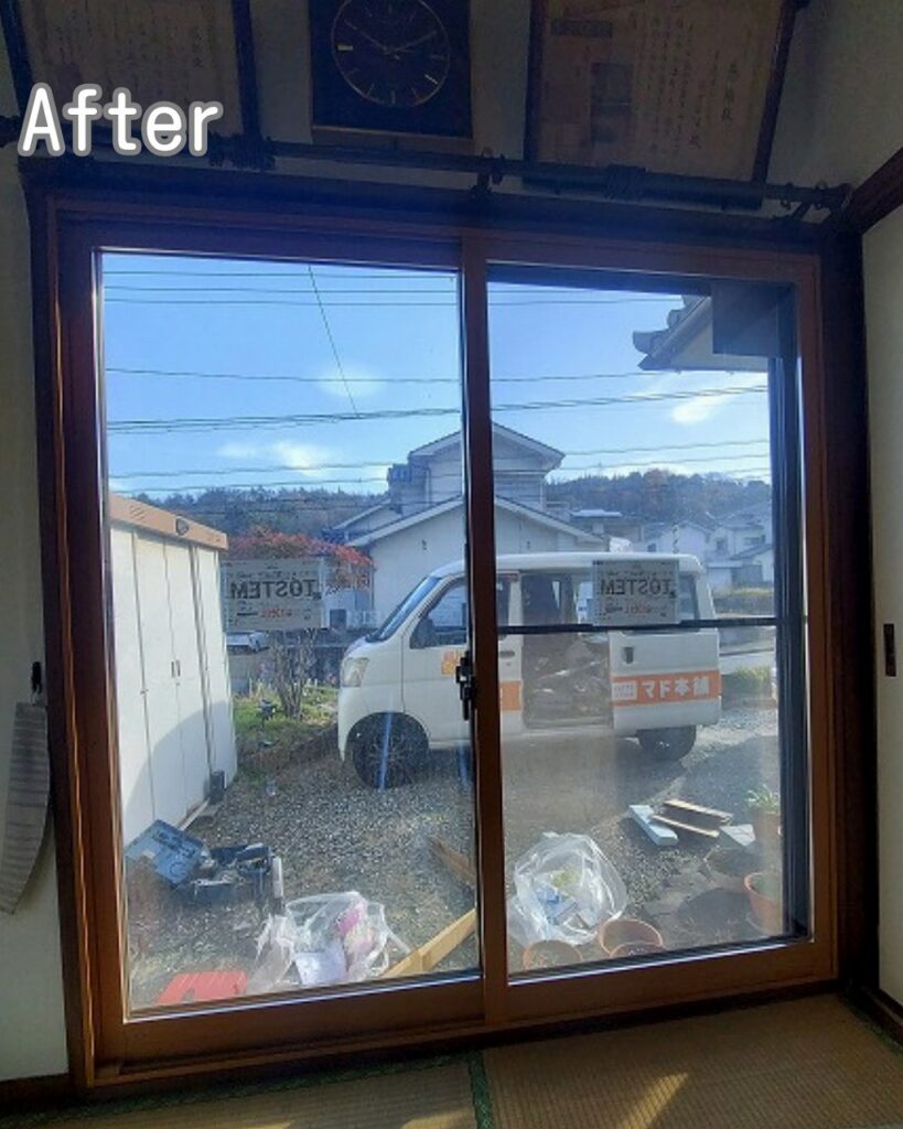 施工完了！騒音と断熱を1日で解決した尾道市の内窓リフォームの結果
